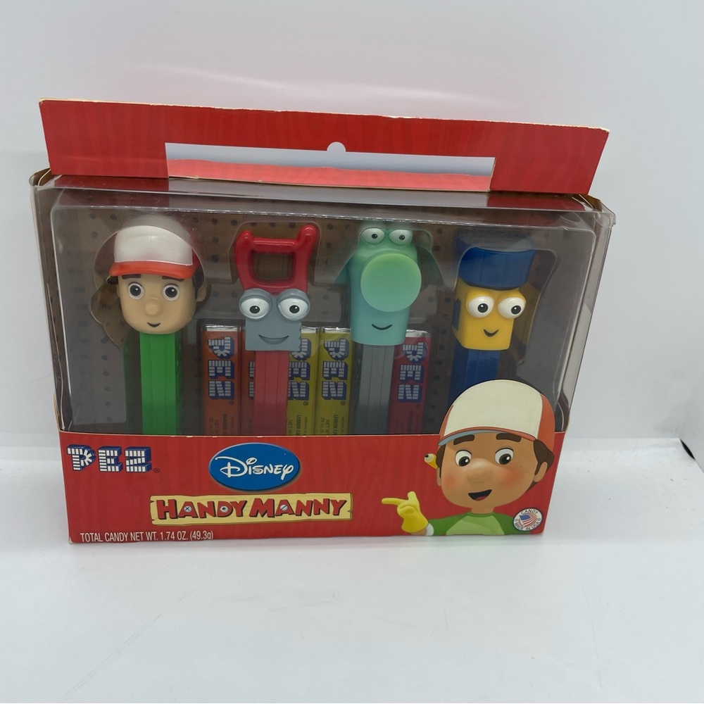 Disney Handy Manny PEZ Dispenser Set - Red, Green, Blue